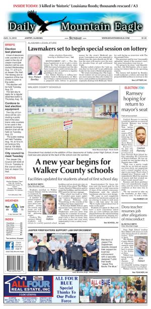 A New Year Begins for Walker County Schools