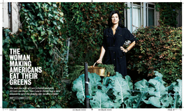 THE WOMAN MAKING AMERICANS EAT THEIR GREENS She Was the Wife of Larry David and Won Al Gore an Oscar