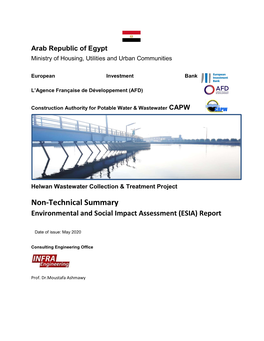 Non-Technical Summary Environmental and Social Impact Assessment (ESIA) Report