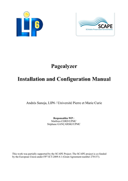 Pagealyzer Installation and Configuration Manual