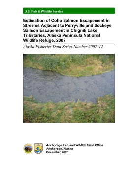 Estimation of Coho Salmon Escapement in Streams Adjacent To