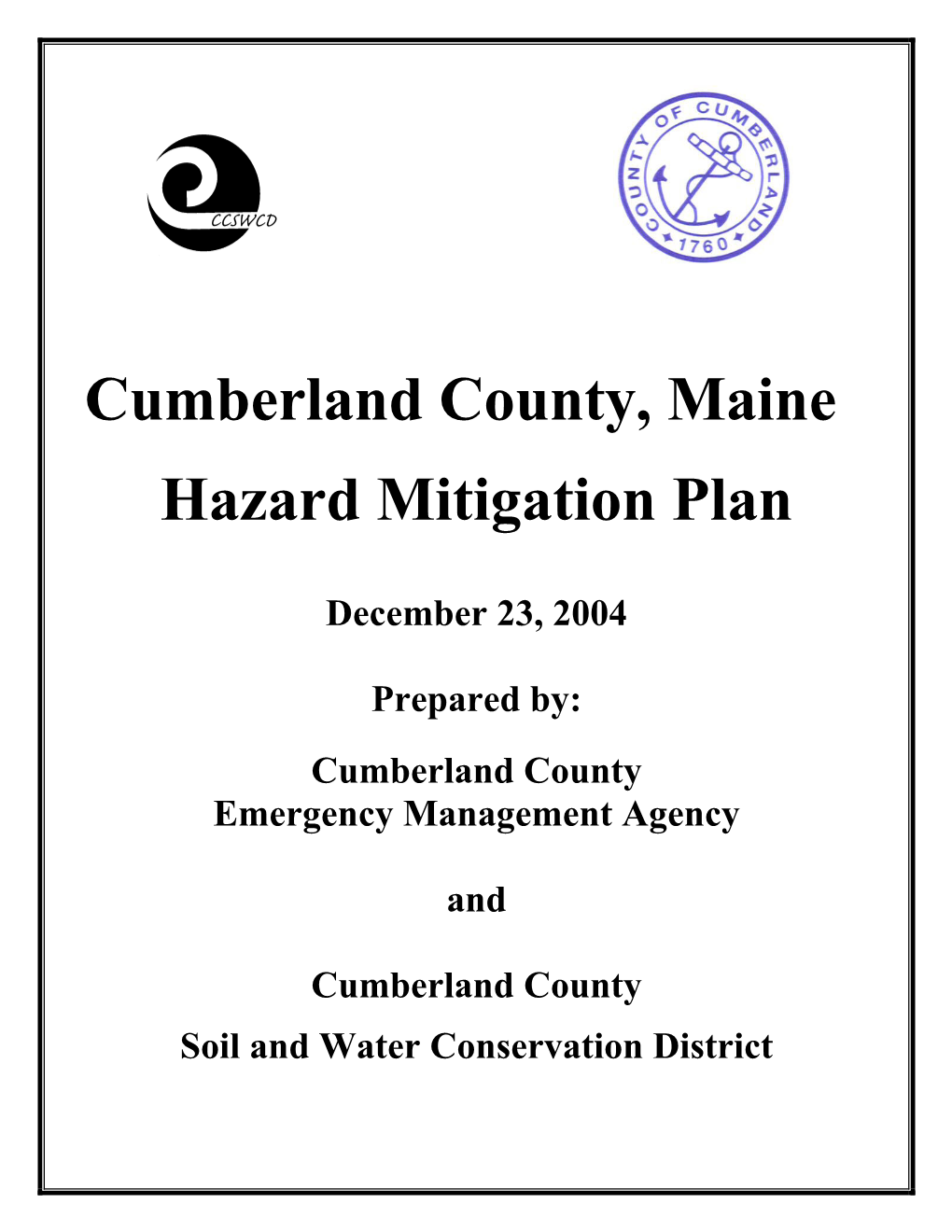 Cumberland County Hazard Mitigation Plan