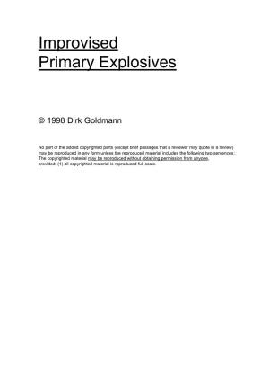 Primary-Explosives
