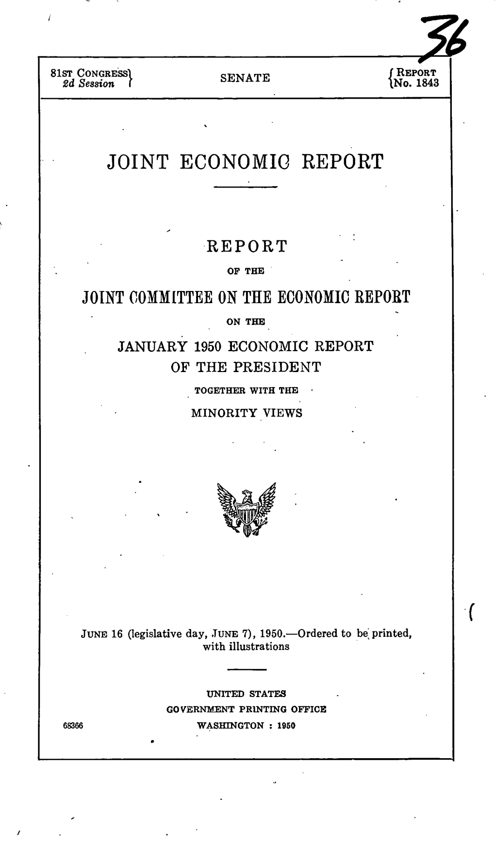 Joint Economic Report
