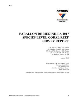 FDM 2017 Coral Species Survey Report