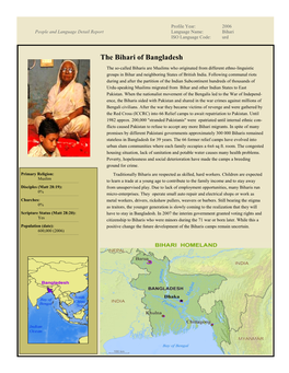The Bihari of Bangladesh