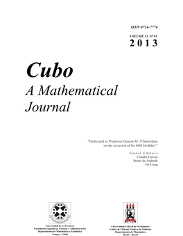 A Mathematical Journal