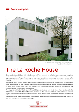 The La Roche House – Le Corbusier and Pierre Jeanneret