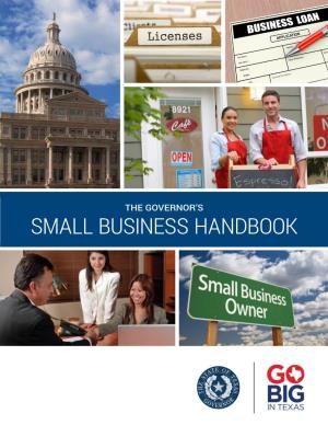 Governor's Small Business Handbook