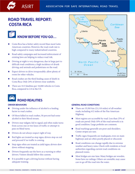 Road Travel Report: Costa Rica