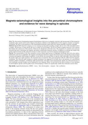 Magneto-Seismological Insights Into the Penumbral Chromosphere and Evidence for Wave Damping in Spicules