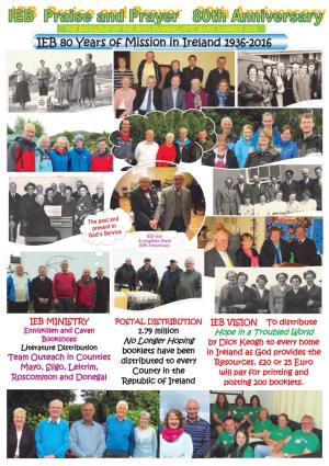 IEB 80 Years of Mission in Ireland 1936-2016