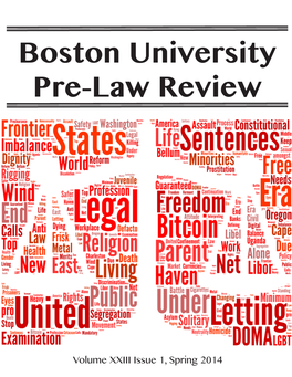 Boston University Pre-Law Review