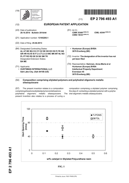 Composition Comprising Silylated Polymers and Polyhedral Oligomeric Metallo Silsesquioxane