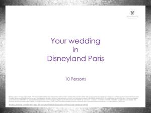 Your Wedding in Disneyland Paris