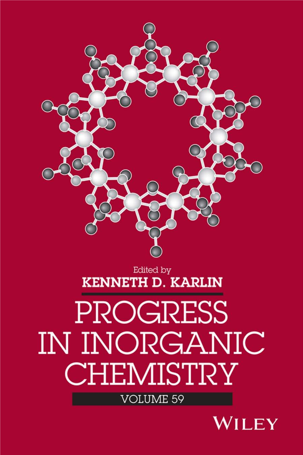 Progress in Inorganic Chemistry Volume 59 Advisory Board