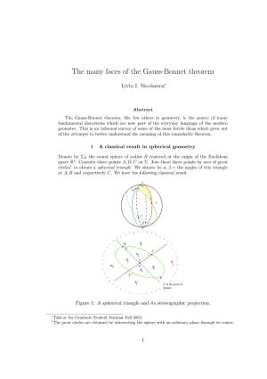 The Many Faces of the Gauss-Bonnet Theorem
