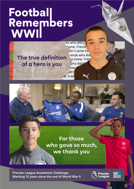 Football Remembers WWII Legacy Book