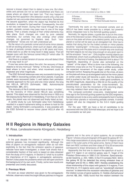 H 11 Regions in Nearby Galaxies M