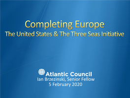 3 Seas Initiative – Balkans Roundtable – 5 Feb 2020