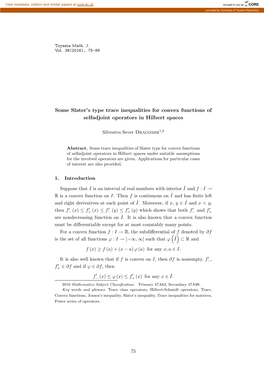 Some Slater's Type Trace Inequalities for Convex Functions Of