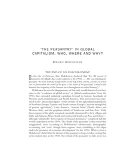 In Global Capitalism: Who, Where and Why?