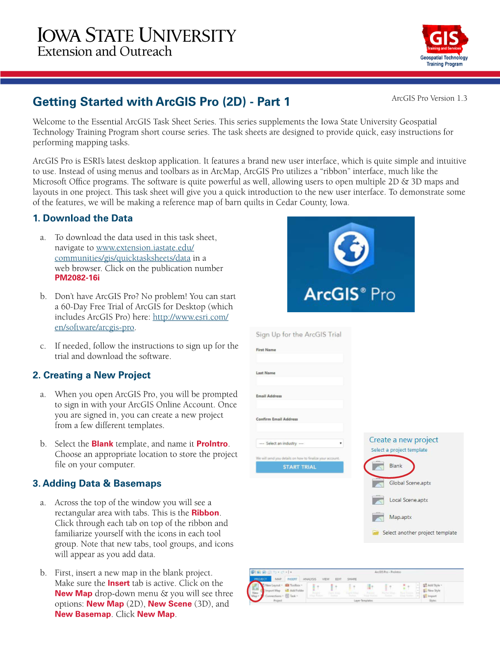 Getting Started With Arcgis Pro (2D) - Part 1 Arcgis Pro Version 1.3 ...