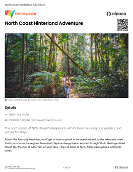 North Coast Hinterland Adventure