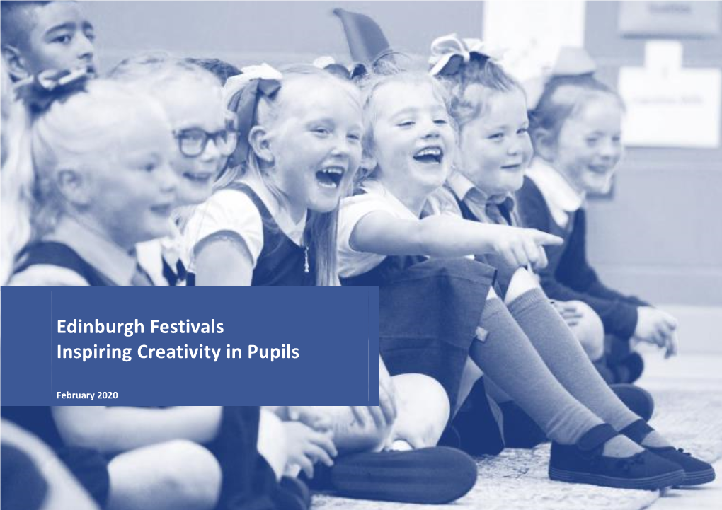 Edinburgh Festivals Inspiring Creativity in Pupils