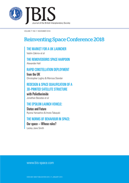 Reinventing Space Conference 2018