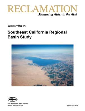 Southeast California Regional Basin Study