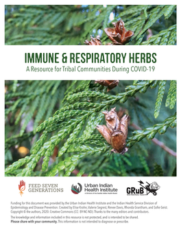 Immune & Respiratory Herbs