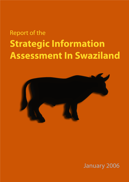 Report of the Strategic Information Assessment in Swaziland