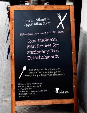 Food Business Plan Review for Stationary Food Establishments