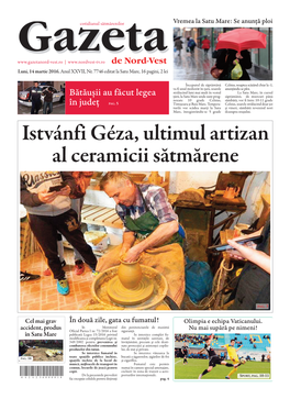 Istvánfi Géza, Ultimul Artizan Al Ceramicii Sătmărene