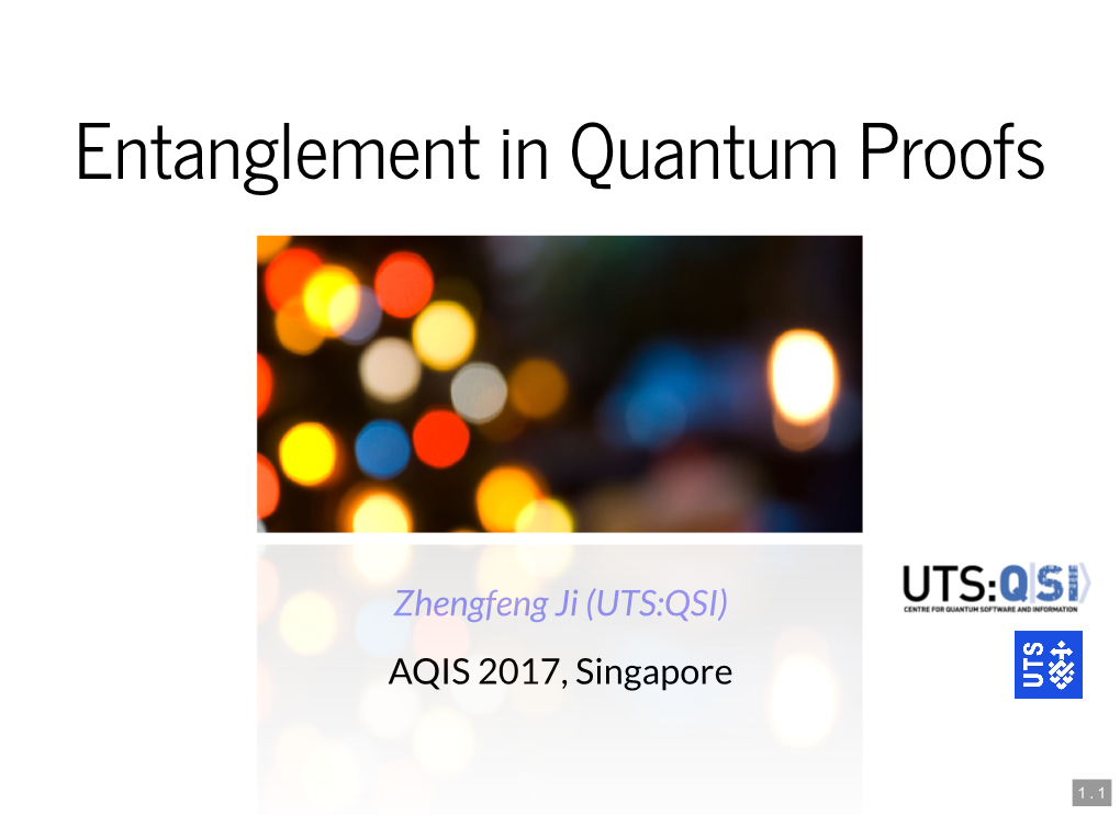 Entanglement in Quantum Proofs