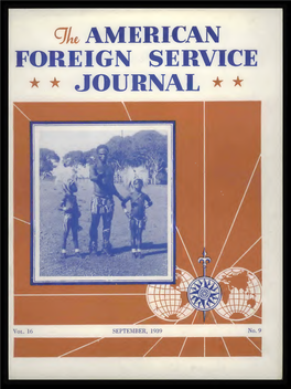 The Foreign Service Journal, September 1939