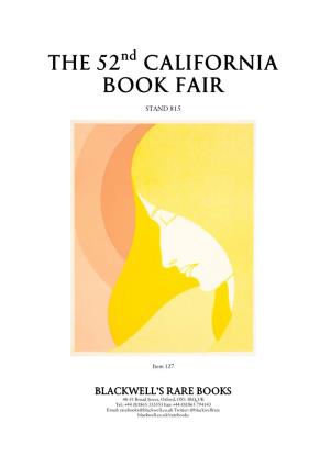 The 52 California Book Fair