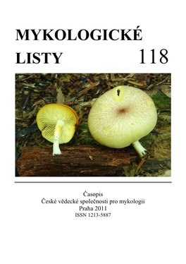 Mykologické Listy 118
