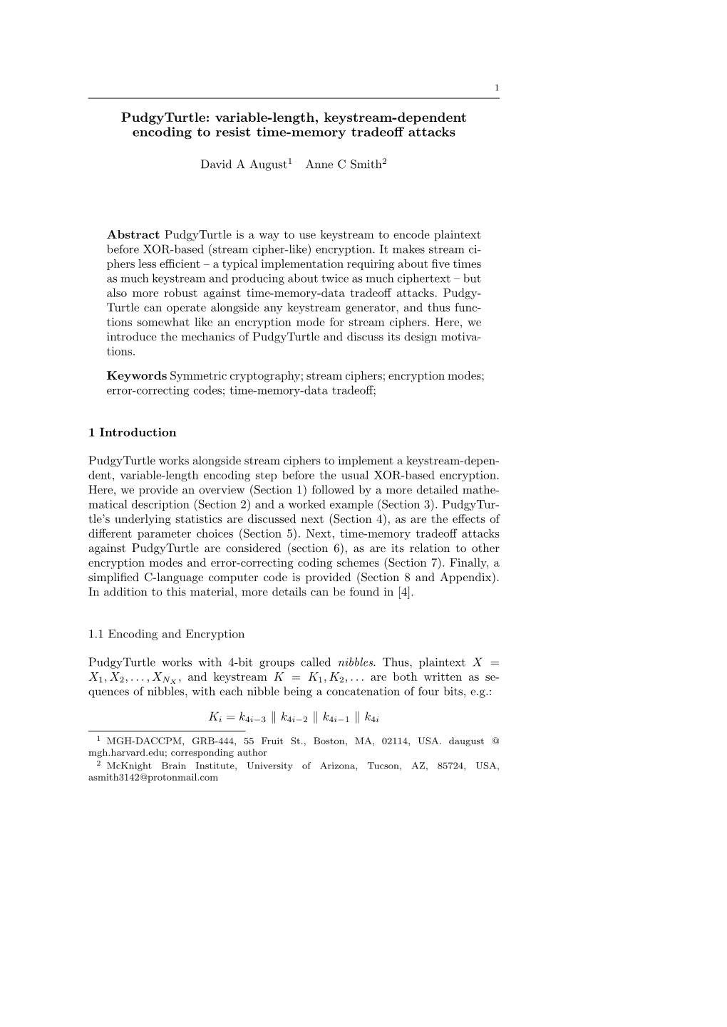 Pudgyturtle: Variable-Length, Keystream-Dependent Encoding to Resist Time-Memory Tradeoﬀ Attacks