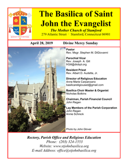 April 28, 2019 Divine Mercy Sunday