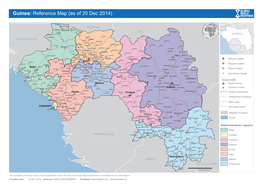 Guinea: Reference Map (As of 20 Dec 2014)