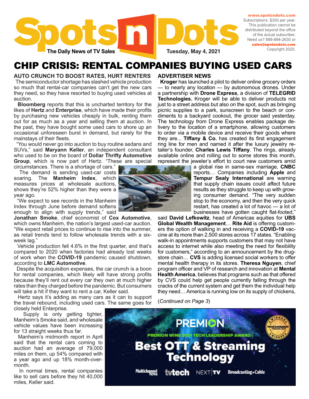 Chip Crisis: Rental Companies Buying Used