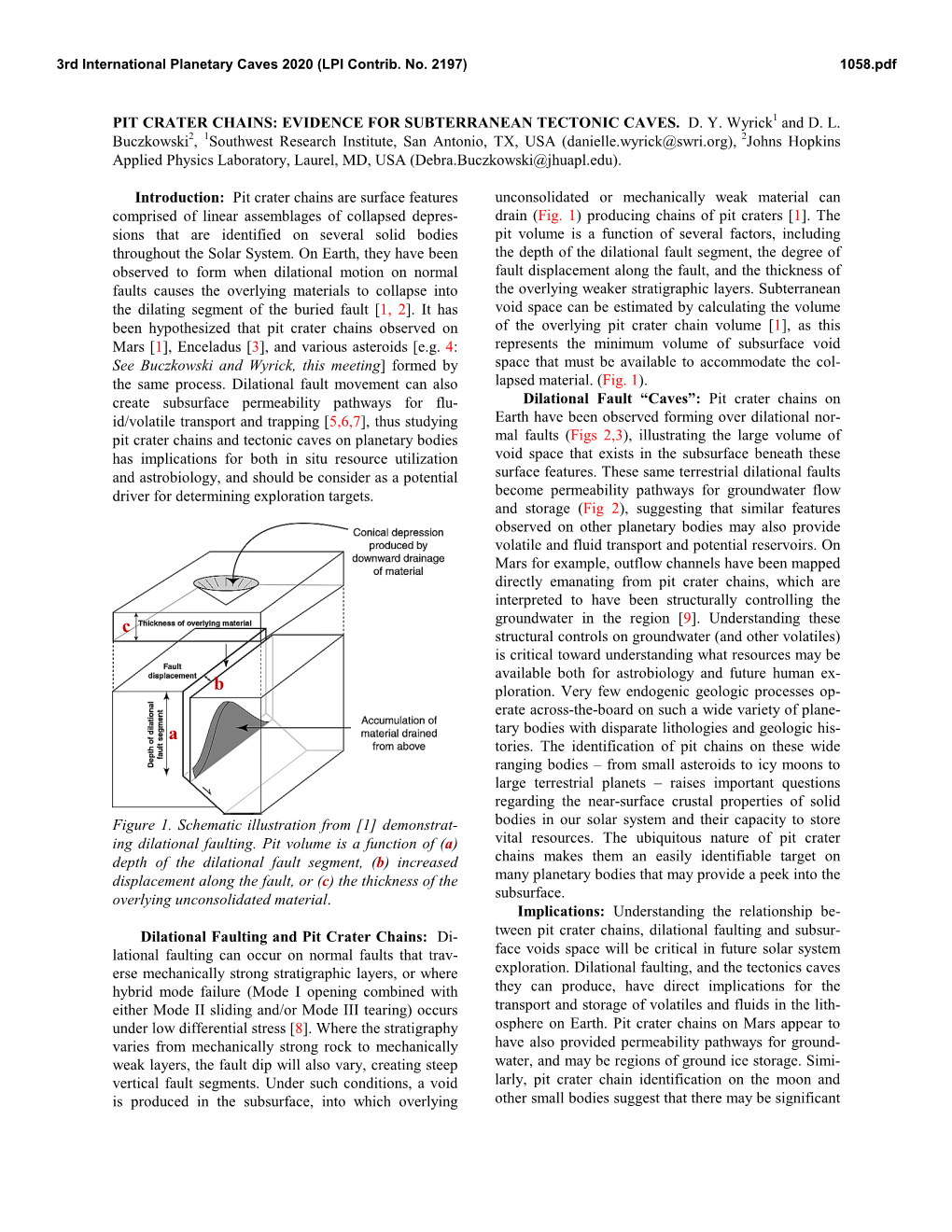 Pit Crater Chains: Evidence for Subterranean Tectonic Caves