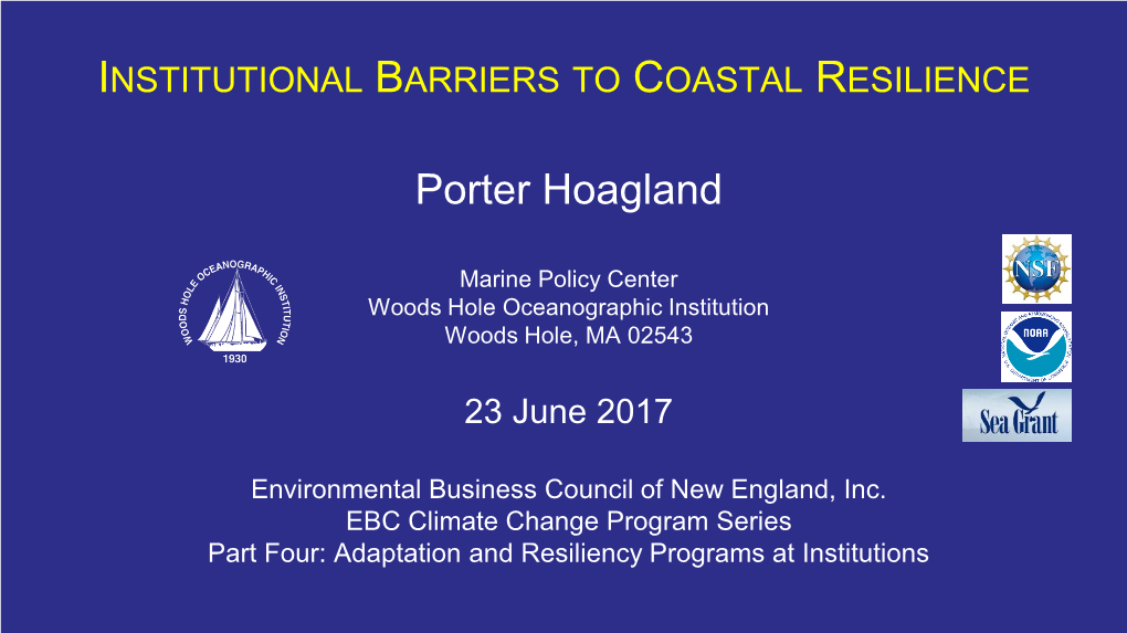 Hoagland Coastal Resilience Talk [EBC 062317].Pdf