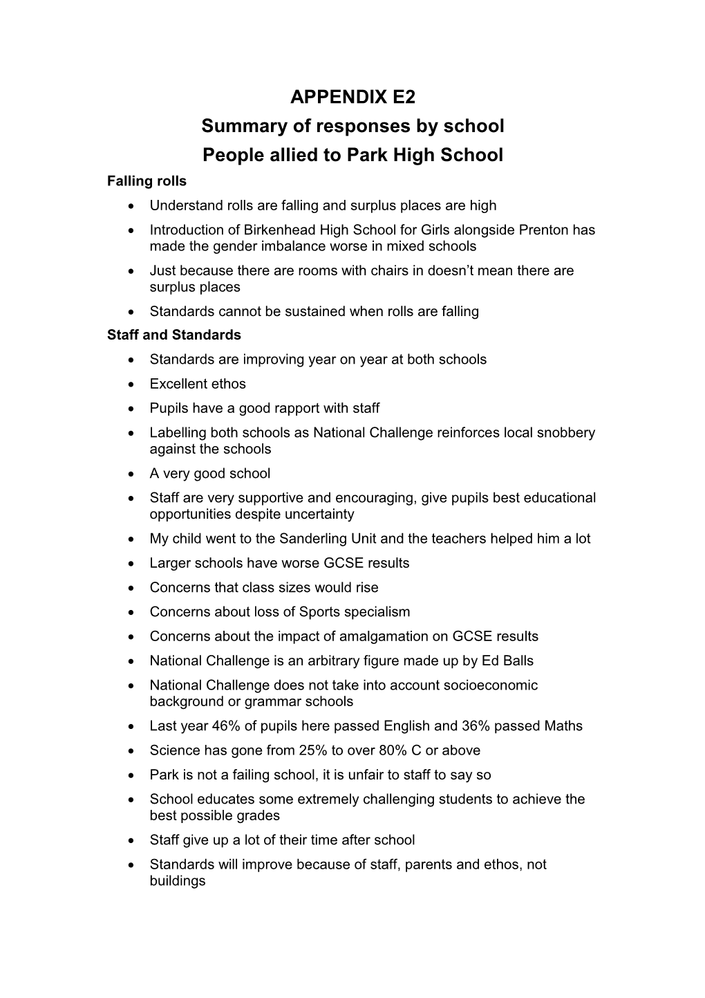 Birkenhead Academy Appendix 5 PDF 92 KB