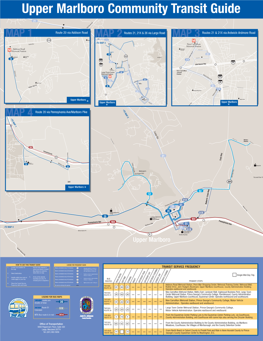 Upper Marlboro Community Transit Guide