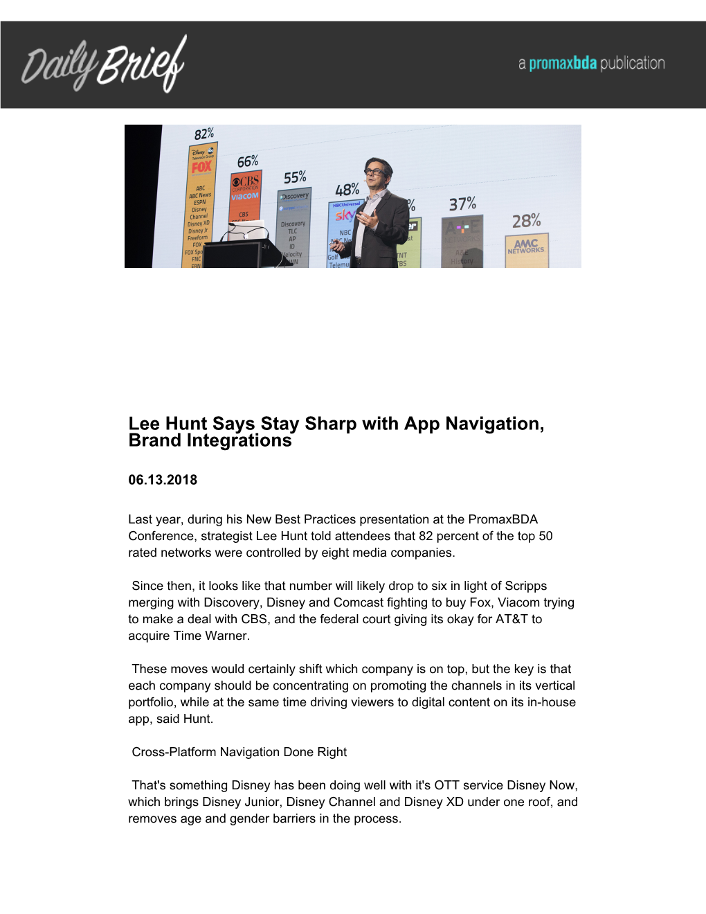 Lee Hunt Says Stay Sharp with App Navigation, Brand Integrations