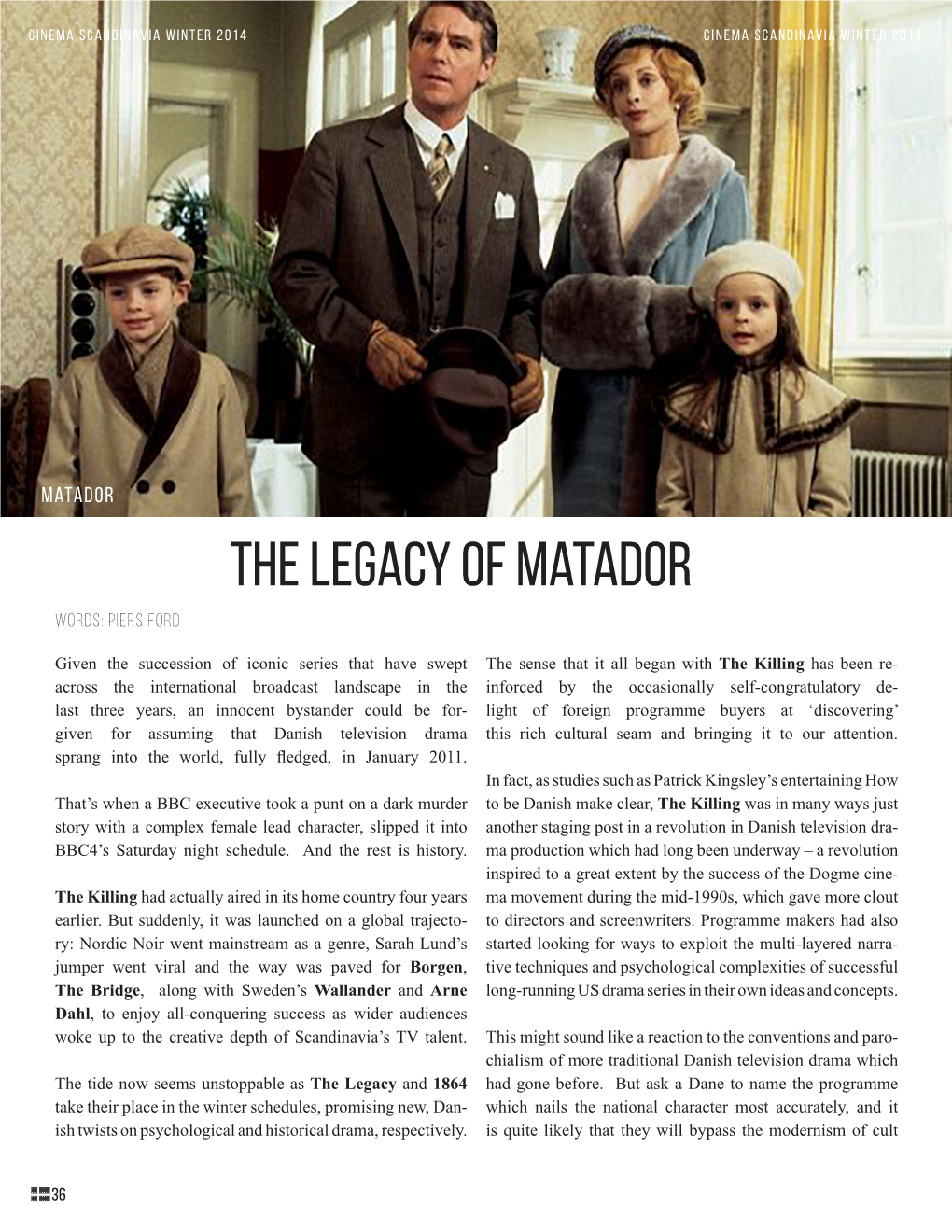 The Legacy of Matador Words: Piers Ford