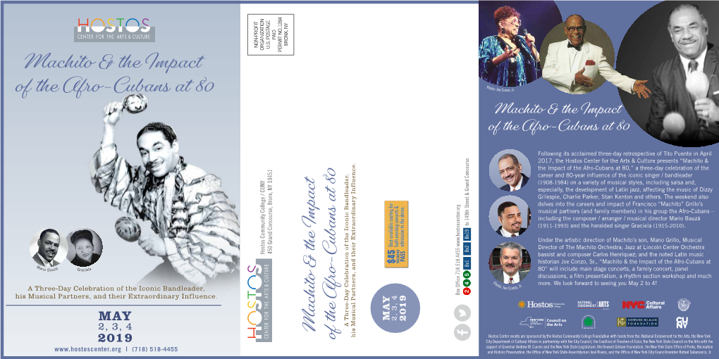 Machito Celebration Brochure